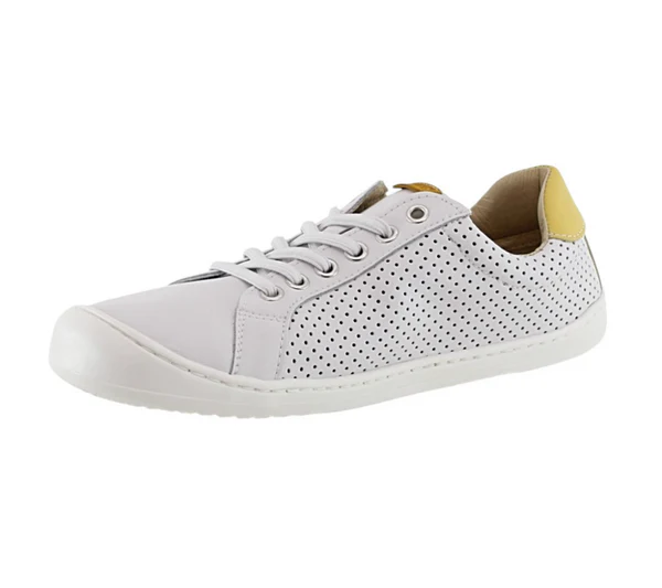 Deportiva adulto Flexinens Picado Blanco-Amarillo